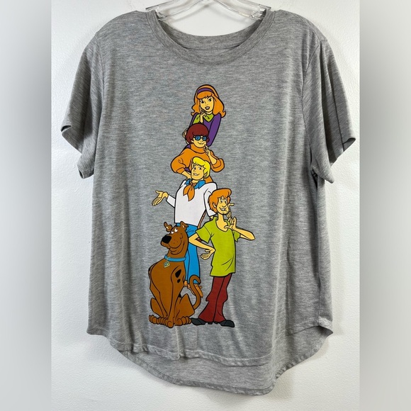 Scooby Doo Unisex Mystery Inc. Heather Grey Graphic T-Shirt, sz. 3XL - Picture 1 of 11